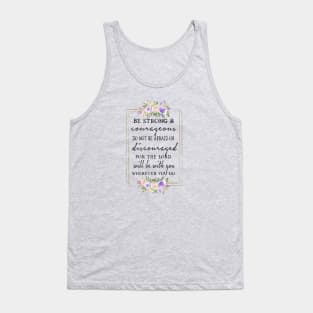 Be Strong and Courageous Tank Top